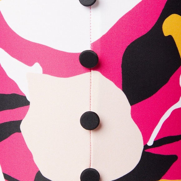 Ted Baker Zayly Button Trim One Piece Swimsuit size 4 Ted Baker - Picture 3 of 5